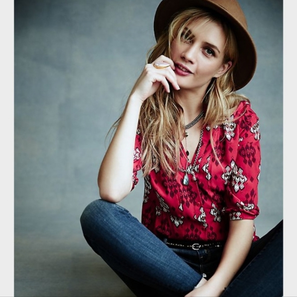 Anthropologie Maeve Button Down Blouse